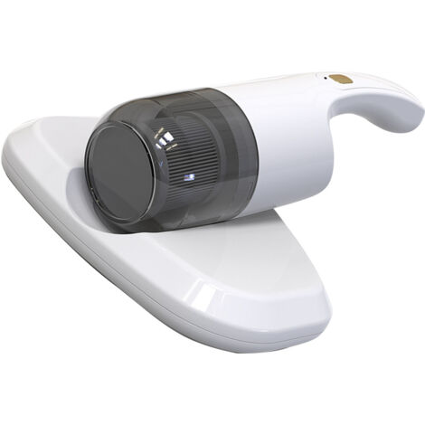 Aspirateur de Matelas Sans Fil 350W Puissance, 200ml Boîte à Poussière, ABS Blanc (1/5)