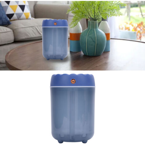 Humidificateur USB - 1.8L Grand Capacité - 7 Couleurs Lumière d'Ambiance - 10h Auto-Off - Double Jet (1/5)