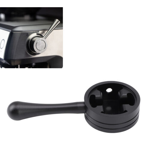 Coffee Machine Replacement Steam Lever, Stainless Steel Steam Knob Lever Conversion Accessory Black 304 (1/5)