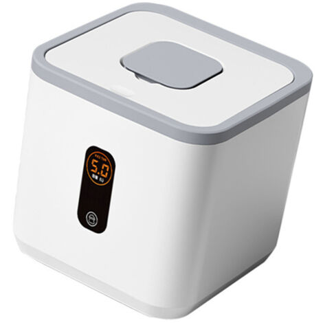 Conteneur de Riz Économique "Deluxe Food" Modèle FR-500 - Distributeur de Riz pour Cuisine Compact, Seau Stockage Hermétique 1pc Blanc PS (1/5)