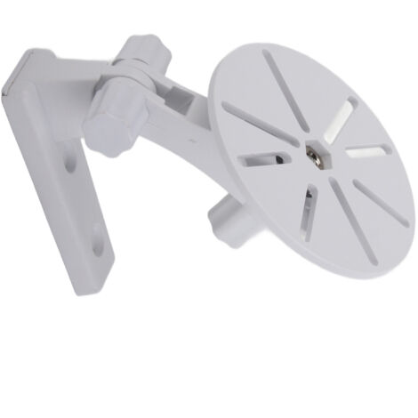 Support pour Caméra de Sécurité Fixation Murale/Plafond Universelle Bracket en Plastique 8cm Base Large 180° Rotation incl. 3 Vis (1/5)