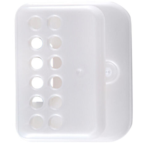 Porte-éponge avec ventouse pour évier, plastique résistant, rangement drainé outils nettoyage. (1/5)