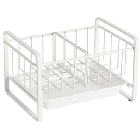 Organisateur pour Sink de Cuisine Caddy Panier Égouttoir Amovible Support Accessoires Nettoyage Matériel Fer (1/5)