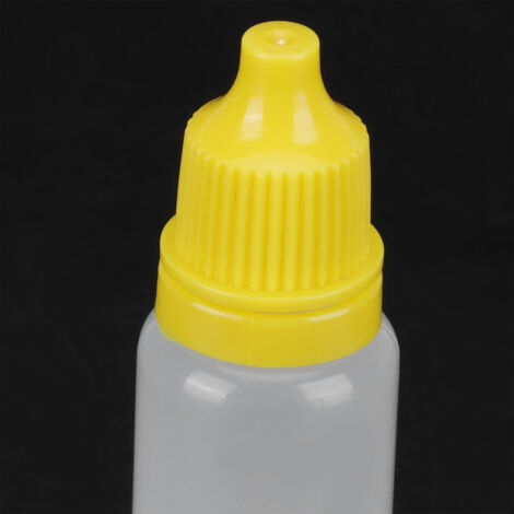 Flacons de Gouttes de 5ml PE Vide 50Pcs avec Bouchon et Capsule (1/5)