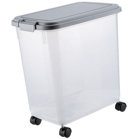 Conteneur Stockage Riz 27,6 lb Capacité Grande Hermétique Résistant Humidité Conteneur Aliments Cabinet Kitchen Maison (1/5)