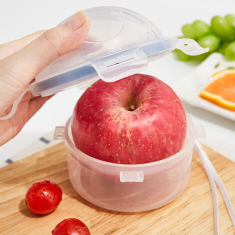 Boîte Hermétique de Stockage Fruits et Légumes Plastique PP Grade Alimentaire Lavable avec Couvercle Sécurisé pour Frigo et Four Micro-ondes (1/5)