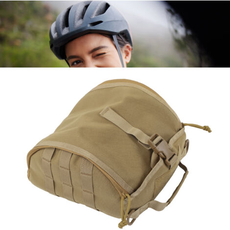 Sachet de transport de casque camping Sac canvas imperméable à scratch 389g khaki Équipement de protection contre les chocs (1/5)