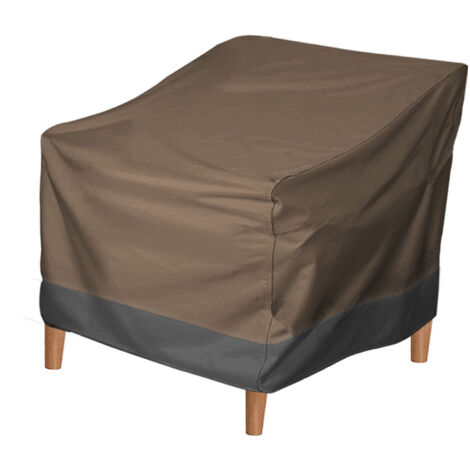 Housse de Protection pour Chaise de Jardin en Oxford 190T - Revêtement Argenté Résistant à l'eau - Taille Universelle (1/5)