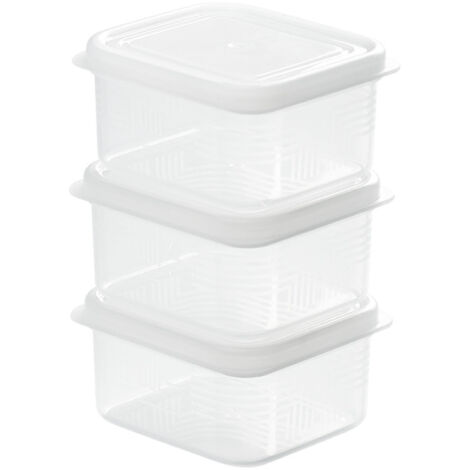 Contenants Congelables - Pack 3, PP Sans BPA, Modèle 200ml 7.5x8.5cm, Résistants et Réutilisables (1/5)