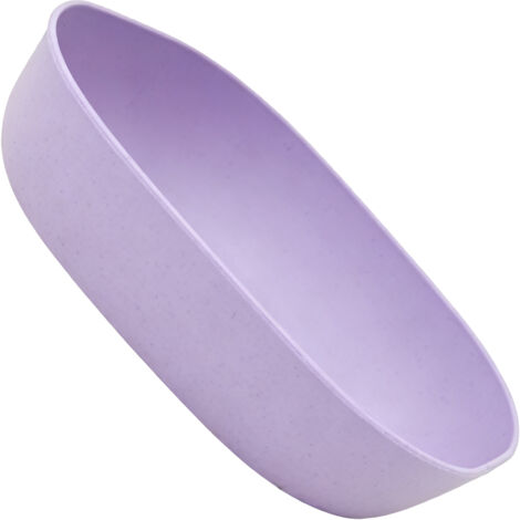 Assiette Repas Grande Assiette en Tiges de Blé PP 25 cm Violet pour Service, Sauce et Fruits 50 g (1/5)