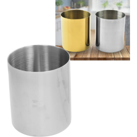 Organisateur de Bureau en Stainless Steel Boîte de Stylo Pot à Pencil Stationery Organizer Design Élégant pour Décoration Matériel 430 (1/5)