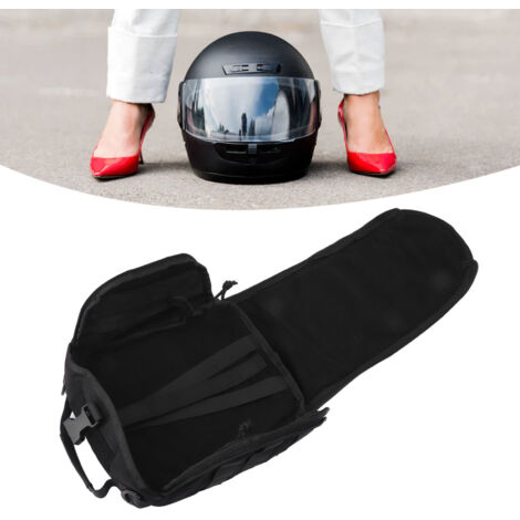 Sac de Casque Outdoor en Nylon 1000D Imperméable pour Camping et Randonnée Noir (22.9 x 27.9 x 15.2 cm) avec Pochette Zippée et Compartiment Padded (1/5)