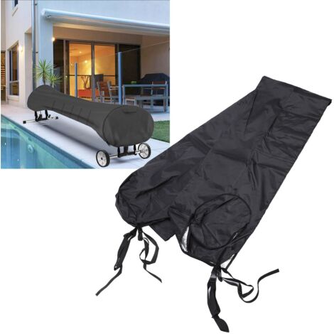 Housse de Protection pour Enrouleur de Couverture Solaire de Piscine 210D Oxford Imperméable Anti-UV Couverture Abri Enrouleur pour Piscine Enterrée 5.48m/18ft (1/5)