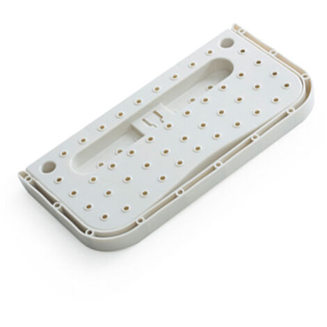 [Porte-Rangement Chaussures mural] Porte-chaussures mural fixé par adhésif, pliable, économique d'espace, PP, blanc, taille universelle, 27.9 x 14.5 x 2cm (1/5)