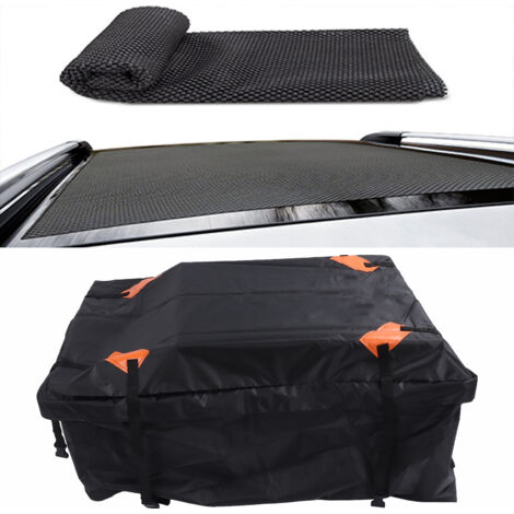 Sac de transport de voiture imperméable 425L Oxford avec tapis anti-dérapant - Rooftop Cargo Carrier pour voiture (1/5)
