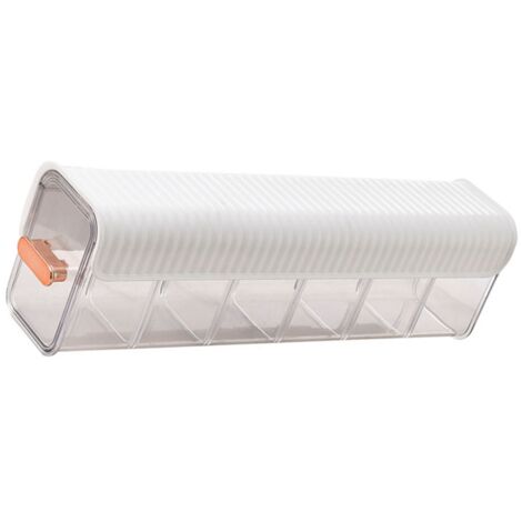 Organisateur de Sous-Vêtements Transparent avec Boîte de Rangement Murale Compacte pour Petit Placard (1/5)