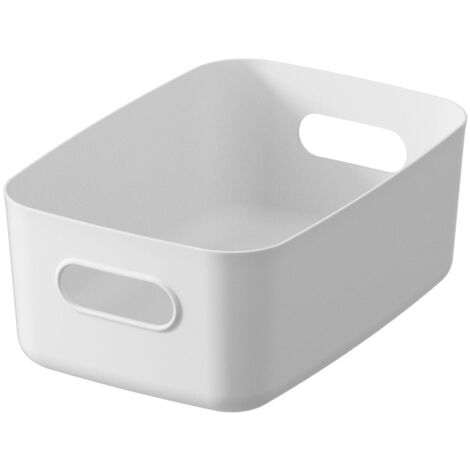 Corbeille de Bureau Acier Polyvalent avec Lanières Transparent Motif - Organise Cosmétiques Jouets Bureau 35cm³ (1/5)