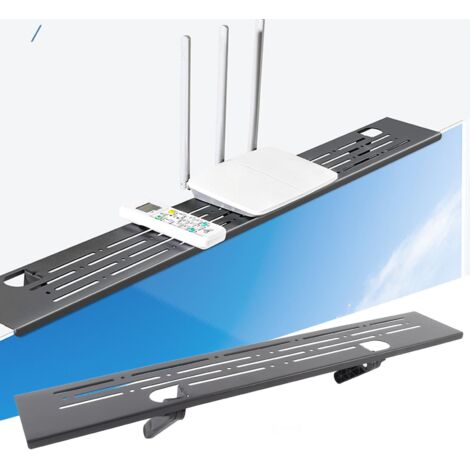 Etagère TV/Support Média Top Steel ABS 60cm, Charge Max 6kg, Multifonctionnel pour TV, Console, Enceinte