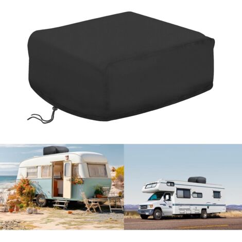 Housse de protection pour climatiseur de toit de camping-car Oxford imperméable avec sac de rangement pour voyages extérieurs