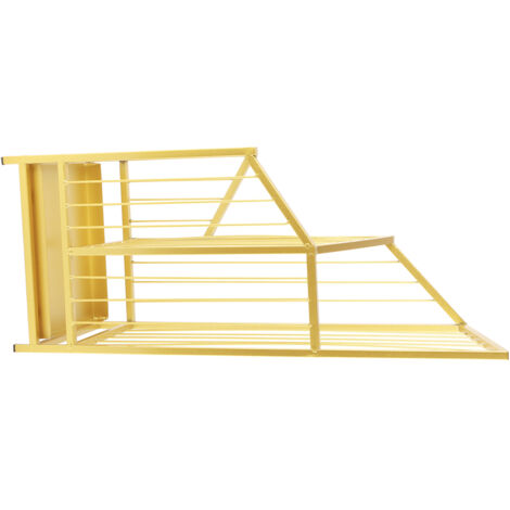 Porte-parapluie métallique haut de gamme avec plateau amovible et design nordique moderne pour porte, couleur dorée brillante, taille 62cm, stable et durable (1/5)