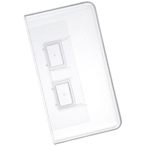Boîte de rangement murale pour salle de bain transparente sans trou multifonction organisateur de salle de douche (1/5)