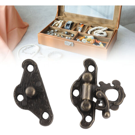 Serrure pour Boîte en Bois Vintage, Zinc Alloy XXS (1/5)