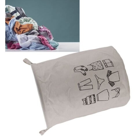 Panier à linge pliable Grand Capacity 50x40cm Coton-Lin Stockage domestique Multifonctionnel (1/5)