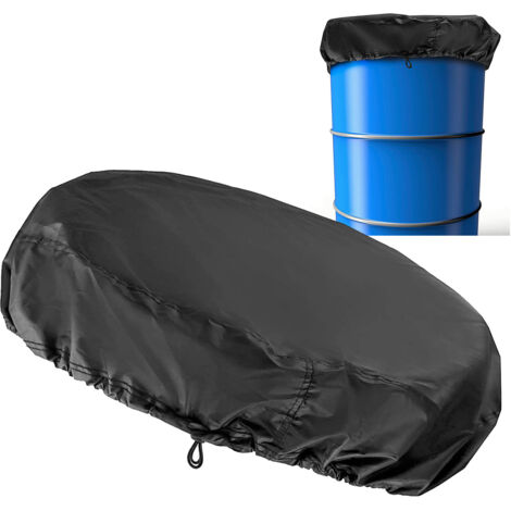 Couvercle pour Barrel 420 Oxford Imperméable et Résistant aux intempéries 65cm Couvercle universel pour Barrel 55 Gallon - [Housse pour Barrel] 420 Oxford (1/5)