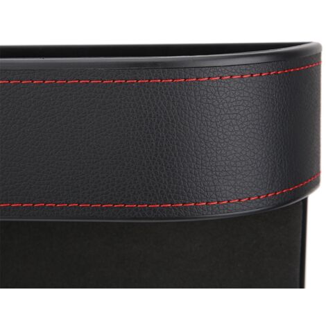 Boîte de rangement voiture – Organisateur interstice siège auto multifonction – Noire [Siège passager] (1/5)