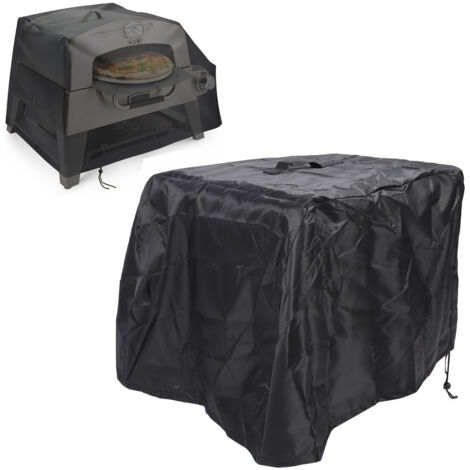 Housse de Protection pour Four à Pizza Gaz Outdoor - 420D Oxford Argenté Imperméable Multifonction 3-en-1 (1/5)