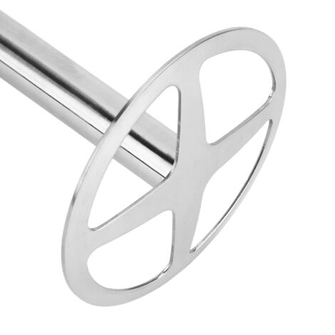 Porte-Brosses de Dent Stainless Steel 304 avec Base Résine et Design Circulaire - Rack pour 4 Brosses Blanc (12x7cm) (1/5)
