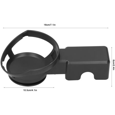 Support mural avec hanger pour Echo Dot 4 - ABS - Noir - 1 unité (1/5)