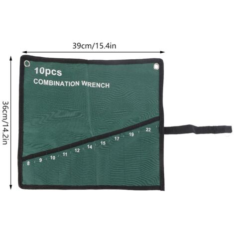 Sac de rangement en toile avec 10 poches pour outils - organisateur portable avec poches pour clés, pinces et tournevis (1/5)