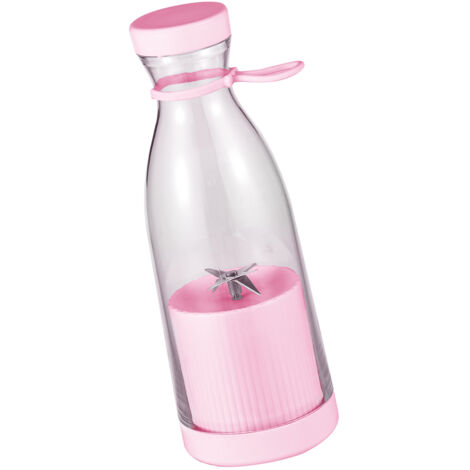 Blender électrique portable Mini - 380ml, Batterie rechargeable intégrée, 6 lames, pour Smoothie, Milkshake, Juice et Food - Pour Voyage, Sports, Cuisine, Bureau et Extérieur (1/5)