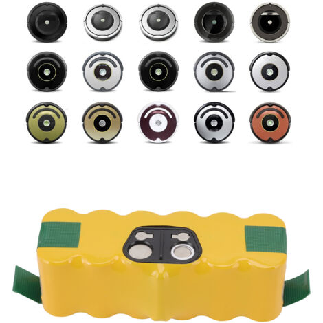 Batterie Sweeper SC NiMH 14,4V Haute Capacité 3500mAh avec Protection Compatible Roomba (1/5)