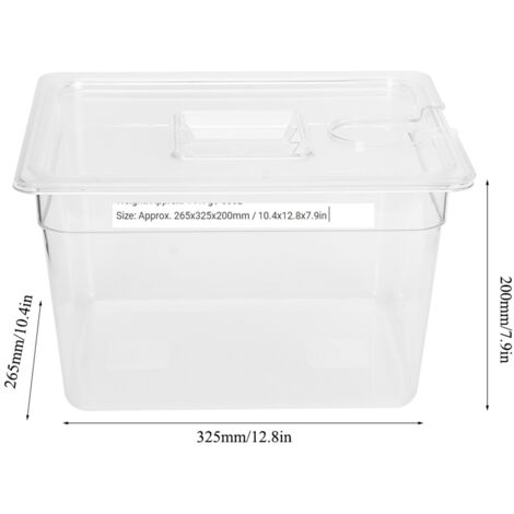 Conteneur sous vide culinaire avec couvercle (1/5)