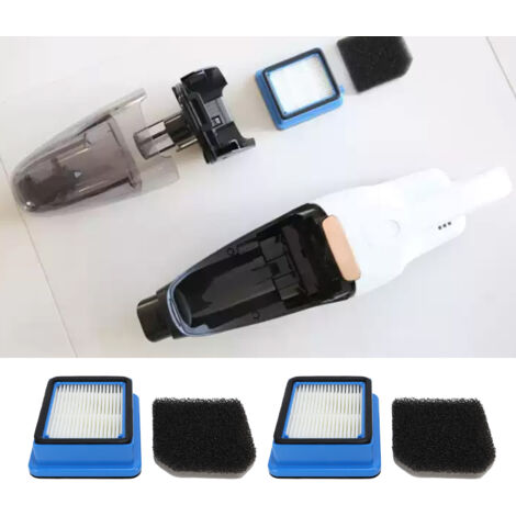 Filtre pour Aspirateur Electrolux Q6 Q7 Q8 - Paquet de 2 avec Disque Filter - Compatible WQ61 WQ71 WQ81 (1/5)