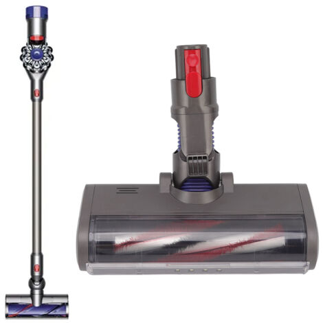 Brosse pour Aspirateur V10 V11 Rouleau pour Tapis avec LED et Motor Indépendant ABS Souple (1/5)