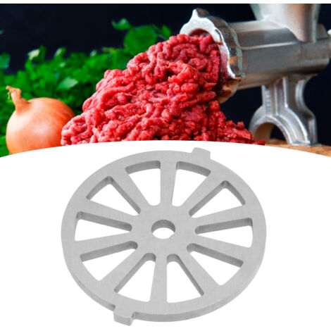 Lame pour Hachoir à Viande, Attachement de Remplacement en Acier Inoxydable, Plaque de Broyage et de Coupe Fan-Shaped, 7mm Diamètre Central (1/5)