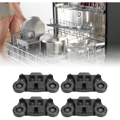 Roues de Support Inférieur pour Lave-vaisselle - 4 Pièces W10195416V/PS11722152/AP5983730 - ABS Résistant (1/5)