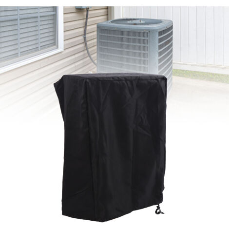 Housse de Protection pour Climatiseur Portable Oxford Couleur Noir Résistant à l'Usure Imperméable Machine Washable 45x50x75cm / 17.7x19.7x29.5in avec 1 Pièce [Housse] + [Oxford] + [Modèle Portable] + (1/5)