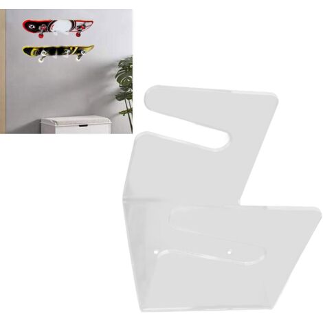 Support mural acrylique pour skateboard électrique avec fixation anti-glissement - Décor intérieur (1/5)