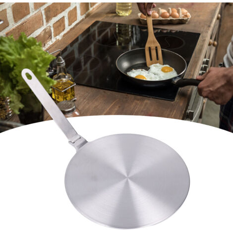 Diffuseur de chaleur cuisine en acier inoxydable Type 20 avec manche adaptateur induction pour casseroles céramique/fer gaz électrique (1/5)