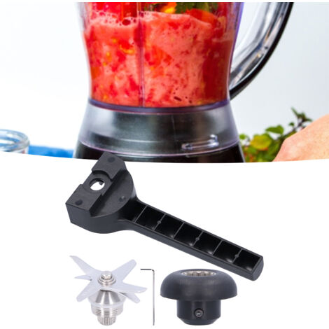 Lame de Mixage avec Clé et Socle de Démontage - Compatible Vitamix 5200 32Oz/64Oz - PP Alimentaire et Inox (1/5)