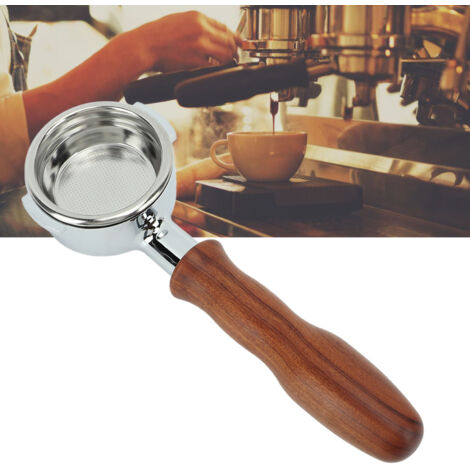 Portafilter Portafiltre Nu 58 mm avec Panier Filtre en Aluminium Alloy Rouge, Compatible Machines Espresso E61 (1/5)