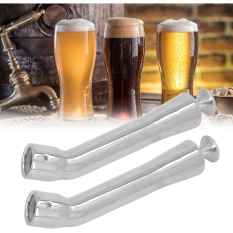 Robinet de Bière en Acier Inoxydable 2x avec Clé - Réduction Rapide de Mousse, Surface Polie, Robinet de Bar et Événements [Robinet de Bière] + [Inoxydable] + [2x] + [Réduction Mousse] (1/5)