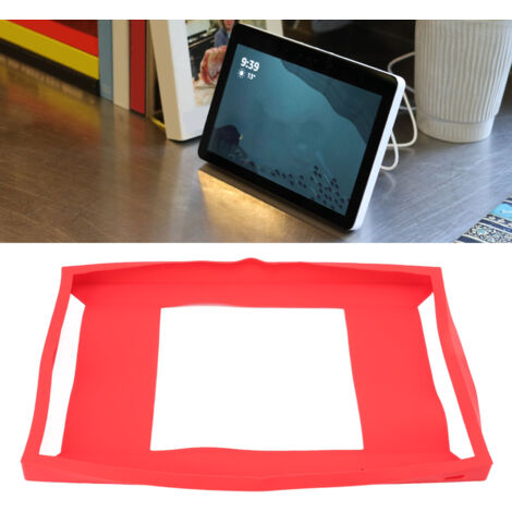 Housse silicone étanche et anti-impact pour écran connecté Show 15 rouge (1/5)