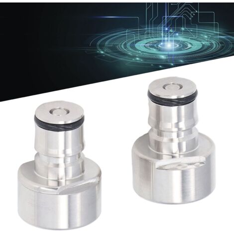 Ball Lock Conversion Kit Adaptateur de coupler de fût avec raccord rapide 5/8FPT en acier inoxydable pour types A D S G de barils (1/5)