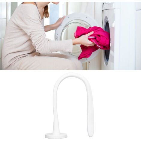 Accessoire de Lavage pour Machine à Laver à Hublot Support Porte avec Magnétique Flexible Aluminium et Silicone 43 cm Blanc Pour Maison (1/5)