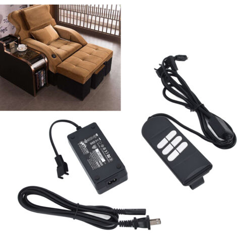 [Contrôleur de siège électrique] Télécommande de fauteuil 6 boutons pour 1 à 2 élévateurs de sofa électrique et fauteuil inclinable, boîtier ABS robuste